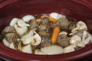 Crockpot Beef with Red Wine