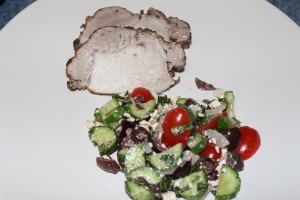 StoveTop Smoked Pork & Greek Salad