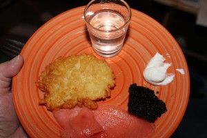 Latkes with Salmon & Caviar - Food, Fun, Whatever !!