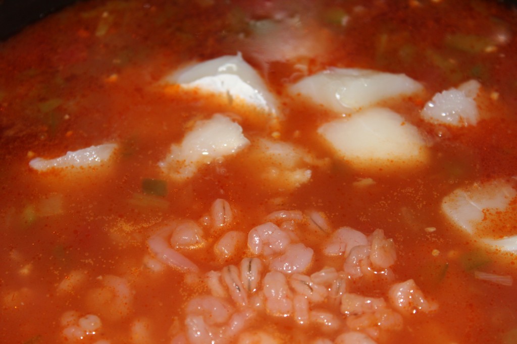 Spicy Fish & Shrimp Soup