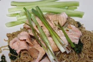 Ginger Steamed Salmon - Food, Fun, Whatever !!