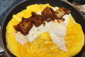 Chicken Zucchini Meatball Omelet - Food, Fun, Whatever !!