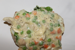 Creamed Chicken in Jacket Potatoes - Food, Fun, Whatever !!