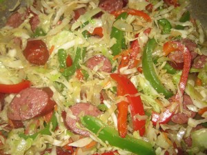 Smothered Cabbage & Sausage - Food, Fun, Whatever !!